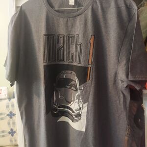 Ford Gray Mach 1 Mustang Graphic Tee